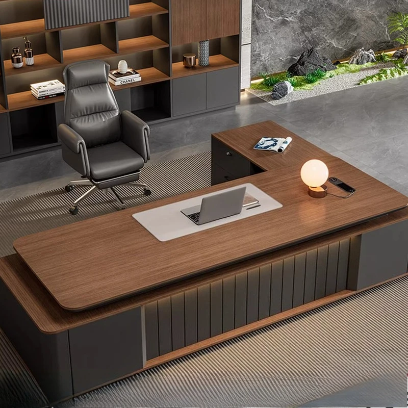 Minimalist Design Office Desk Multifunctional Executive Modern Aesthetic Office Desk Computer Crafts Biurko Home Furniture