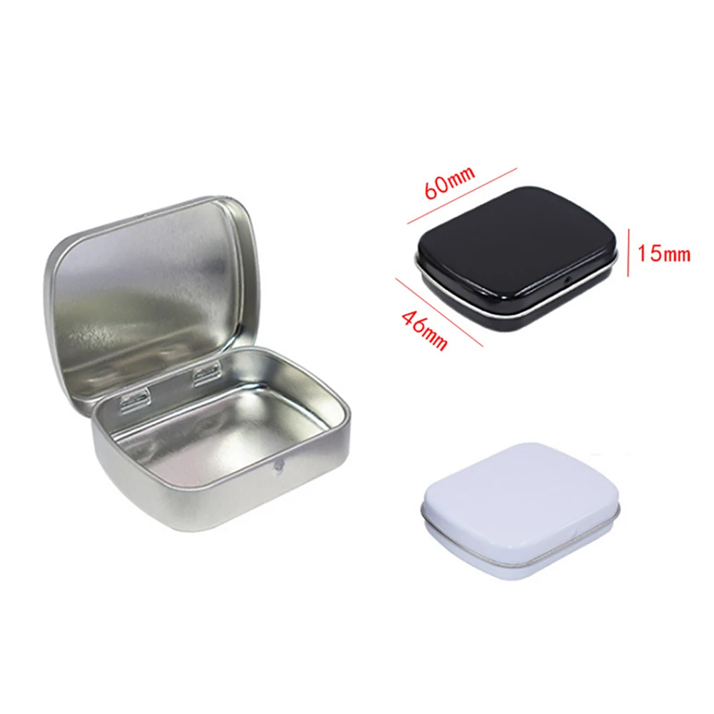 1Pc Mini Metal Storage Boxes Creative Travel Portable for Medicine Jewelry Tea Candy Organizer Gifts Pack Tin Cans Wholesale