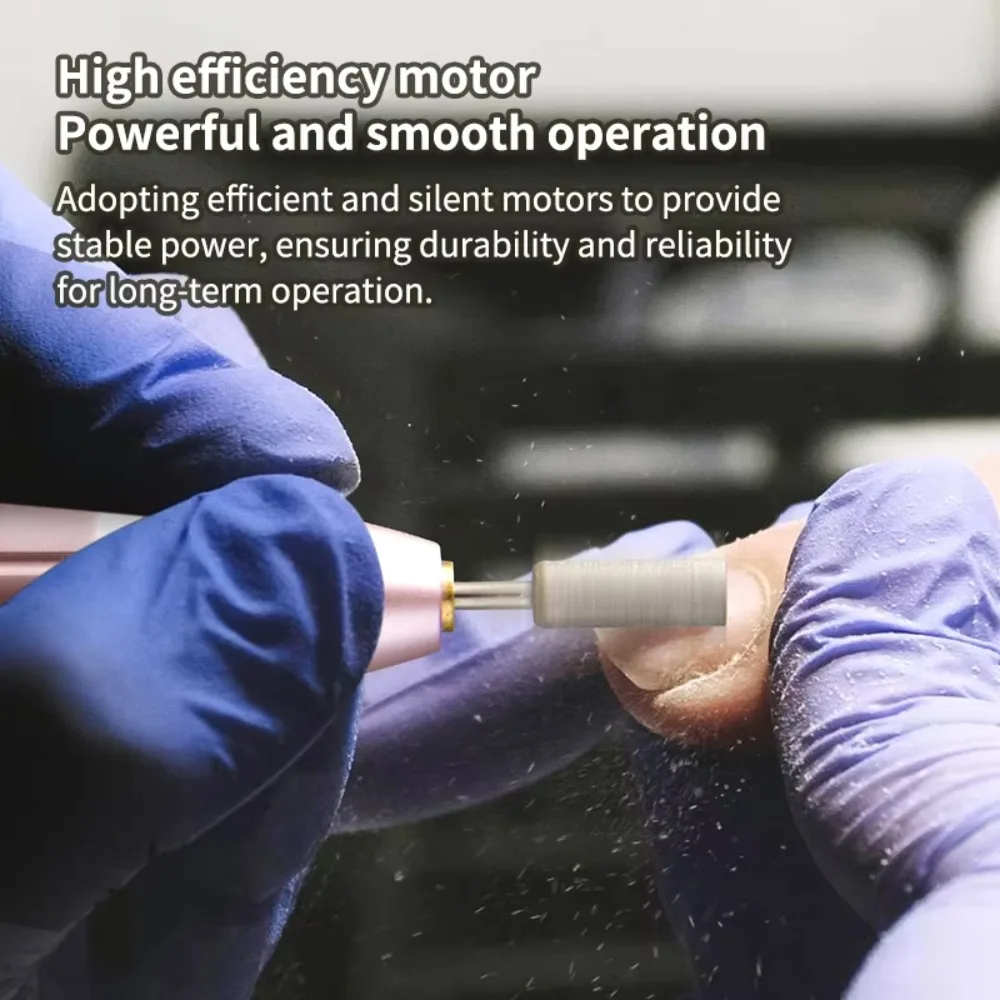 

32 Speeds Electric Nail Polishing Grinder LED Display Rechargeable Electric Nail File Multifunctional Portable Nail Grinder