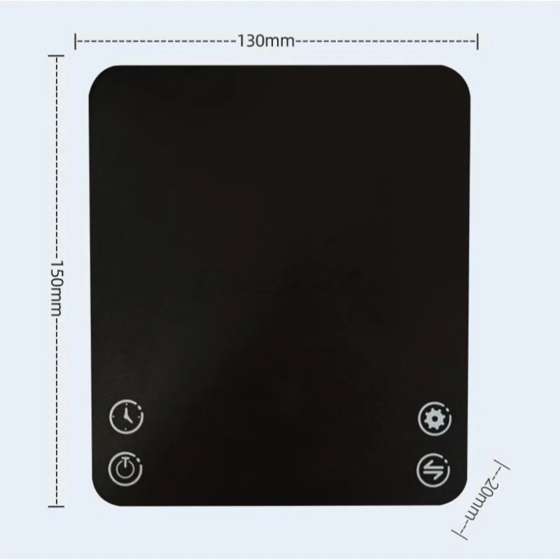 Italian Hand Brewed Coffee Scale High-precision Intelligent Coffee Electronic Scale Precise Coffee Bean Weighing Device