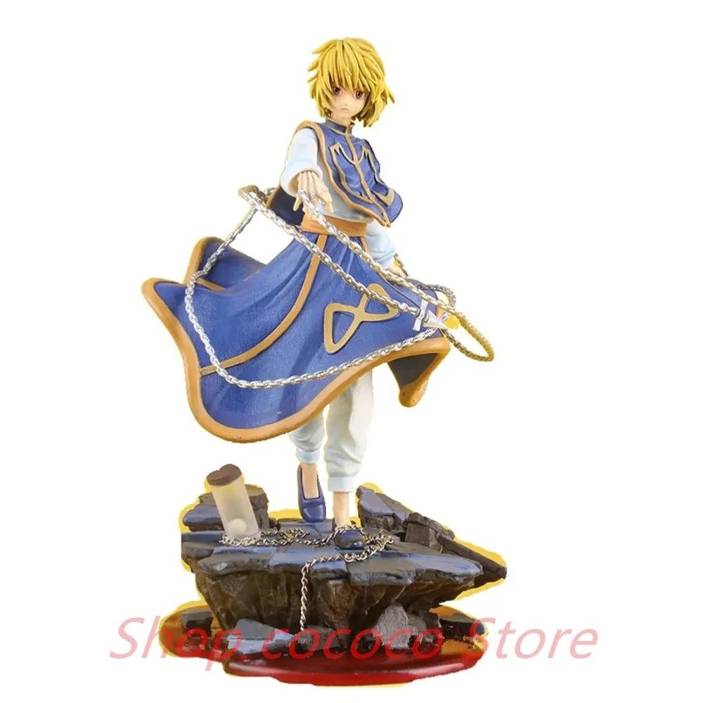 

33 см HUNTER x HUNTER Kurapika аниме фигурка Коллекция Модель игрушки мультфильм игрушки для рождественских подарков