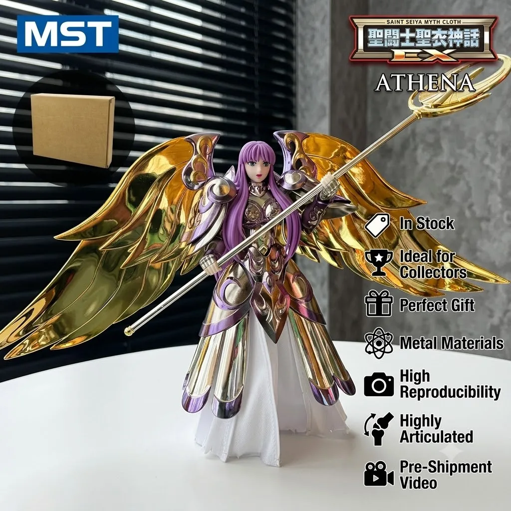[En Stock] Saint Seiya MST Athena Saori Kido Divine Cloth Myth Cloth EX Metal Armor Figura de Acción Coleccionable Juguete Regalo