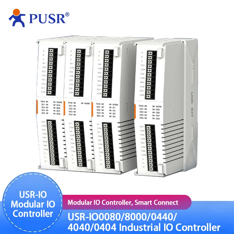 Controller With Edge Computing MQTT 4G modem USR-IO4040/USR-IO0440/USR-IO0080/USR-IO0080