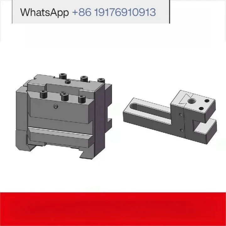 Adjustable high and low numerical control lathe movable row tool holder single row double row positive and negative tool holder