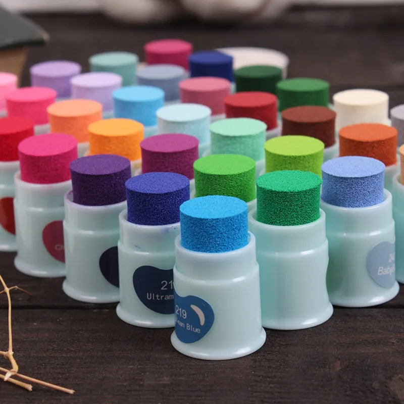 Stamp Ink Pad finger daubers, Card Making - Safe Non-Toxic Ink Pads for Stamping Paper Fabric, tintas para sellos de scrapbook