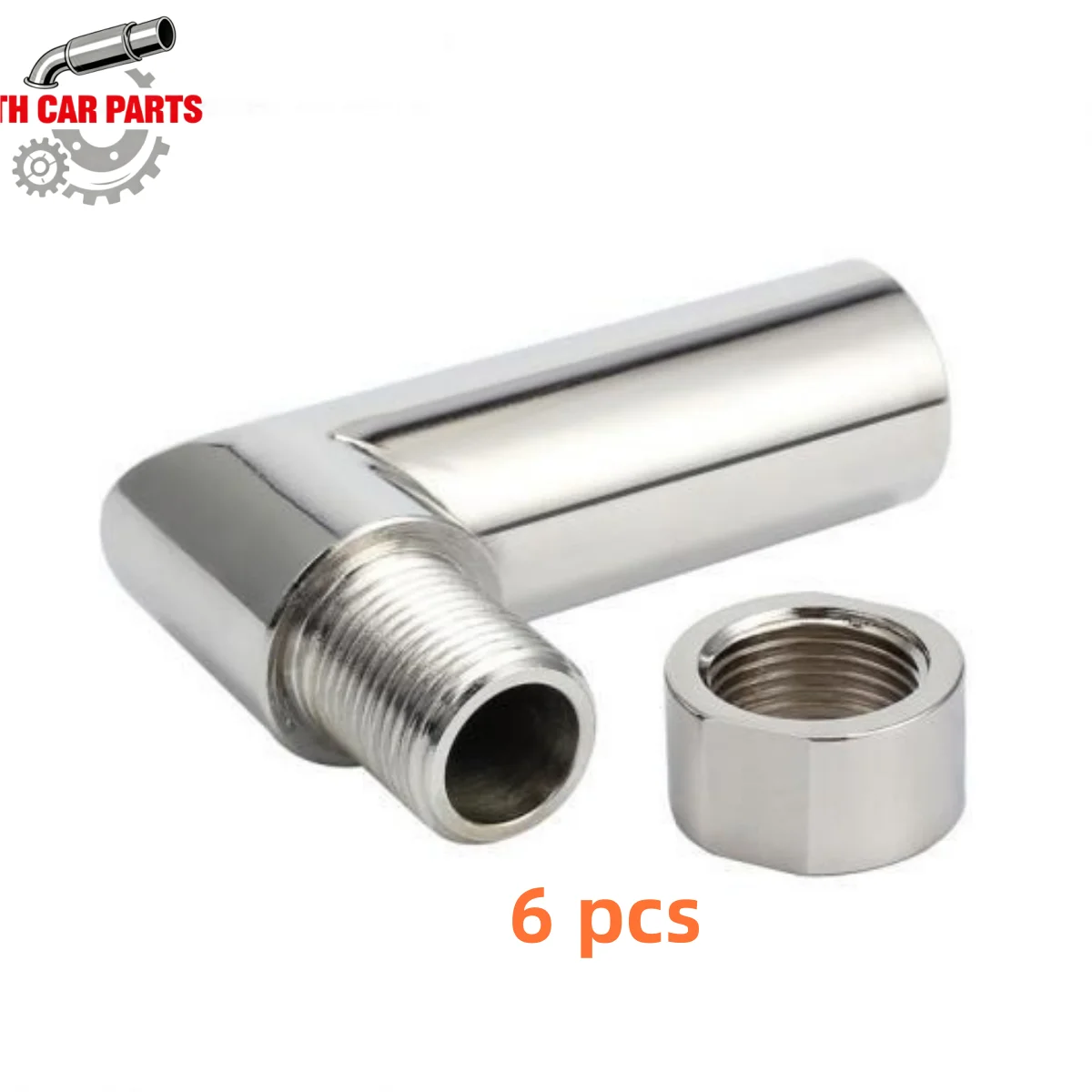 

6 pcs Universal 90 Degree Angled M18*1.5 Threads O2 Oxygen Sensor Check Engine Light Eliminator