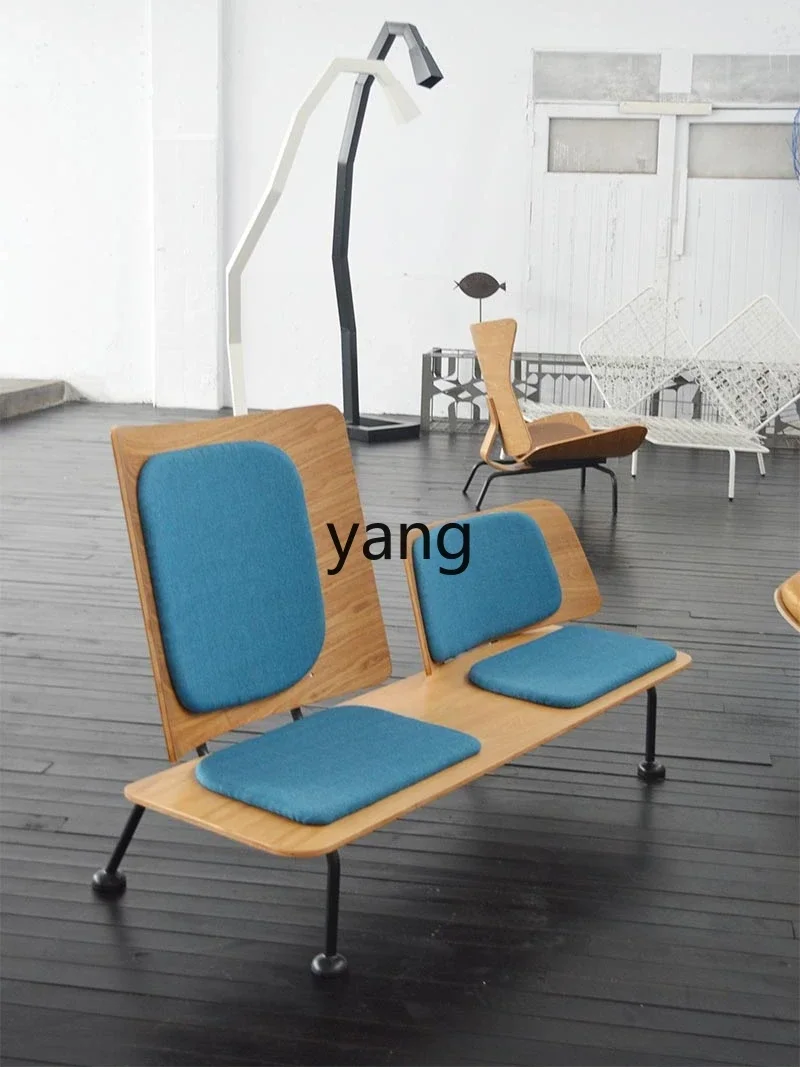 Yjq double sofa chair designer art style cafe leisure negotiation clothing store bed and breakfast furniture