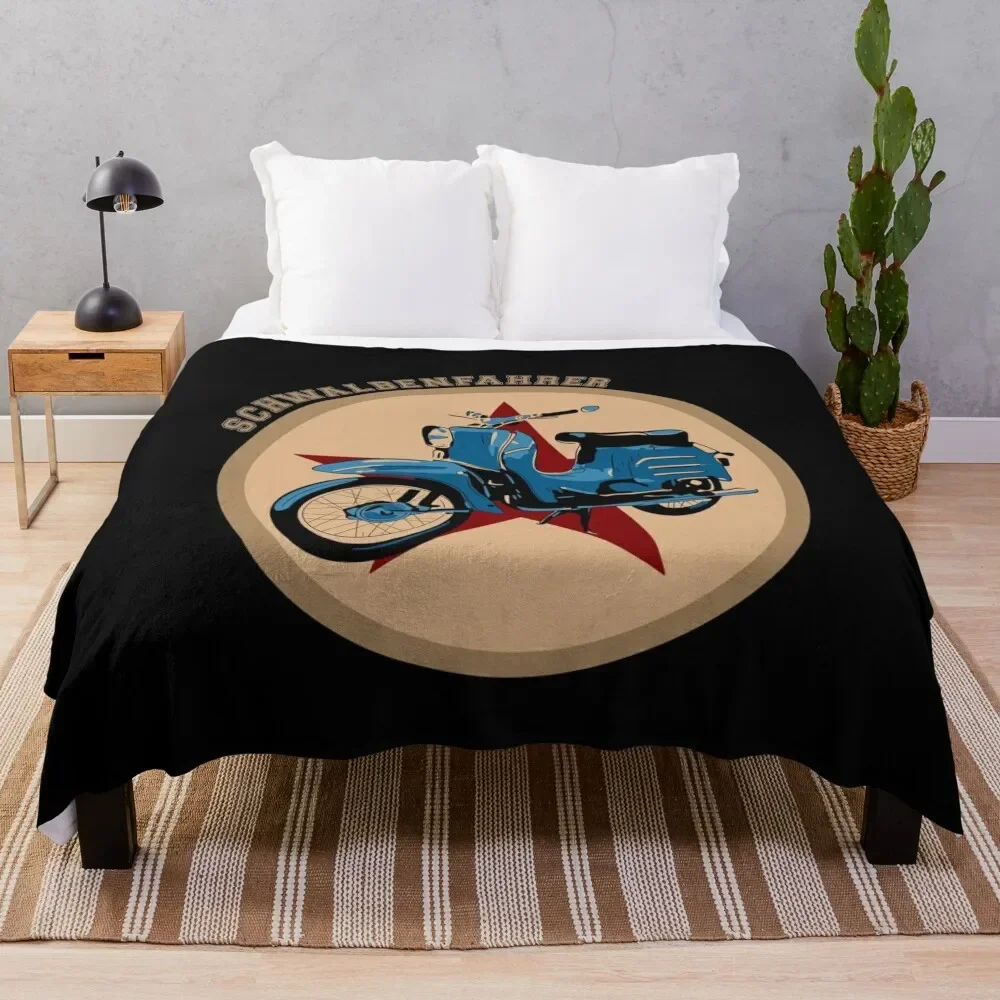 Simson Schwalbe swallow driver gift Throw Blanket Tourist Thermals For Travel Comforter Blankets