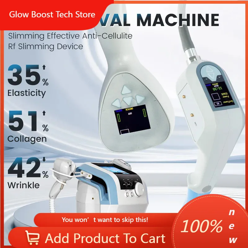 

Glow Boost360 ° Focus on Fat Reduction Beauty Equipment Adjustment Face Wrinkle Removal Double Chin Removal Machine