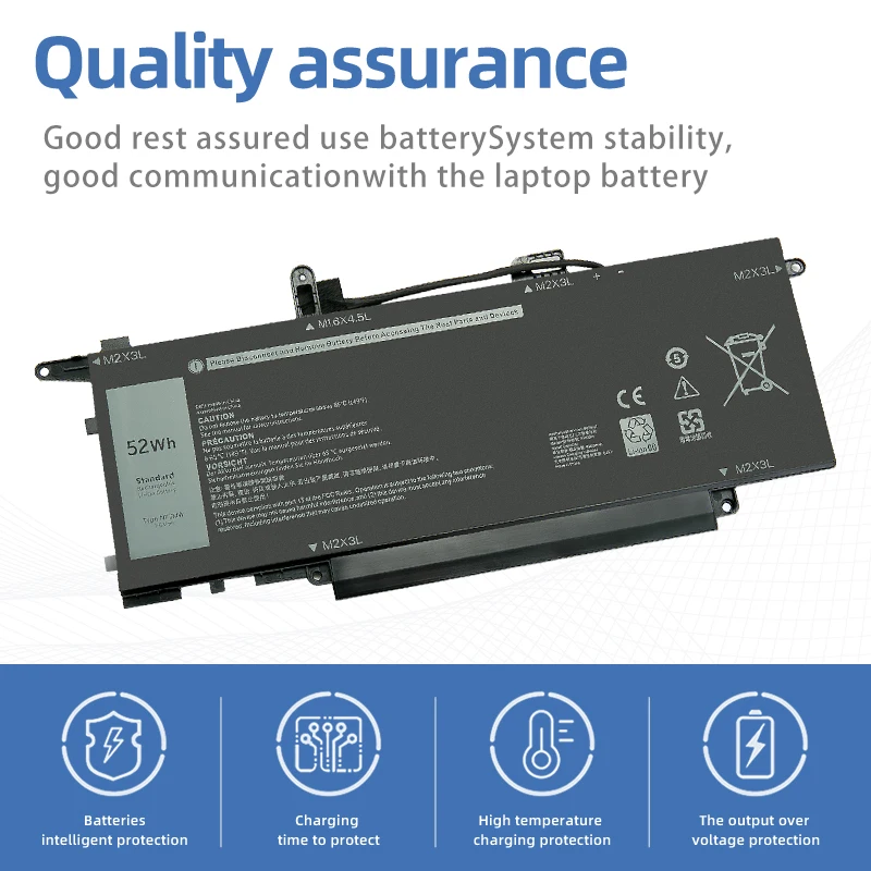 SUOZHAN NF2MW Laptop Battery Replacement for Dell Latitude 7400 2-in-1 Latitude 9410 2-in-1 Series Notebook P110G P110G001 7146W