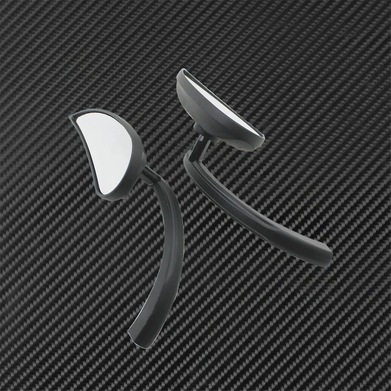 Motorcycle Universal Mini Rear View Side Mirrors Black For Harley Touring Chopper Sportster XL For Honda For Yamaha For Suzuki