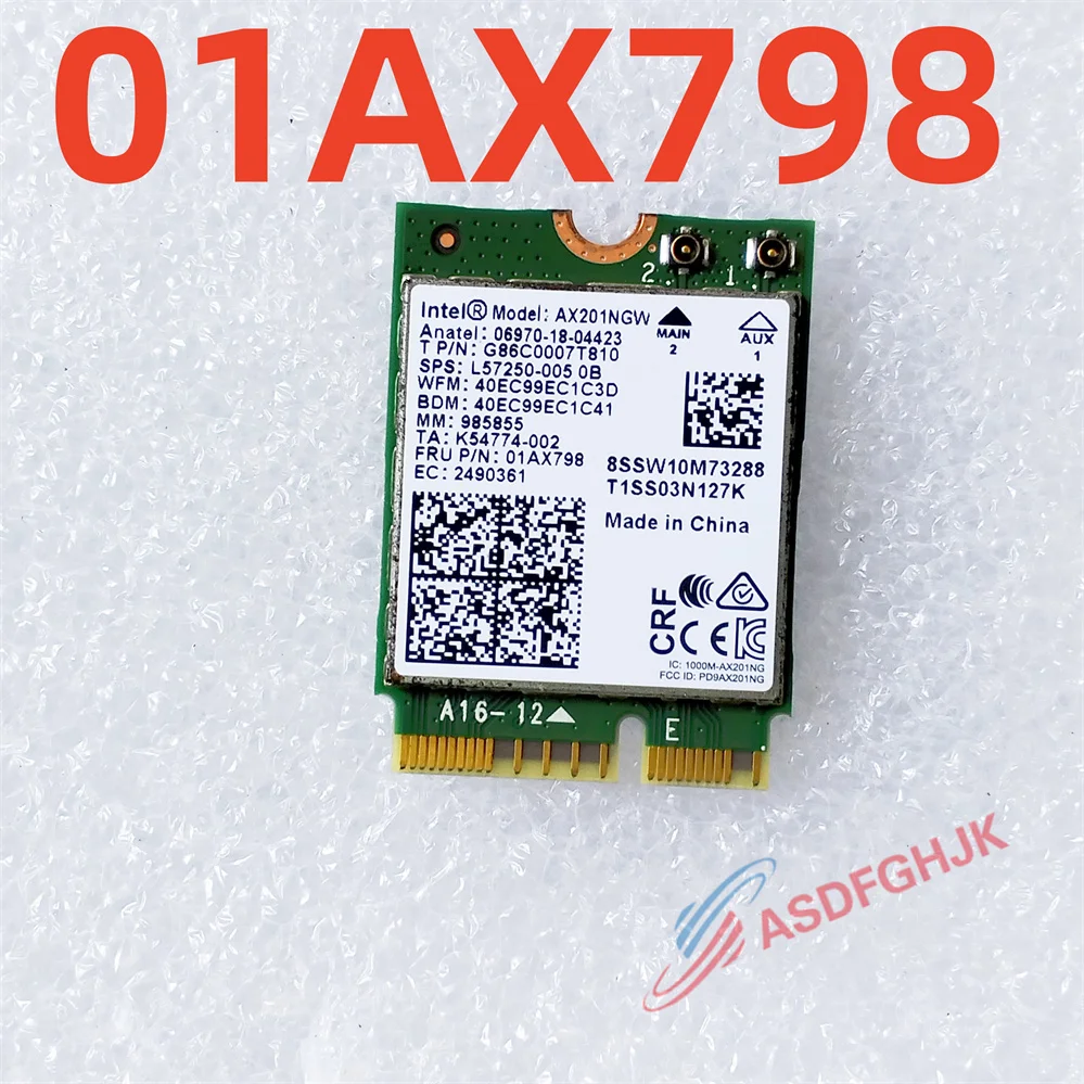 

Для Lenovo Ideapad 3 15IML05 ноутбука WLAN WIFI Беспроводная плата 01AX798, тест в порядке