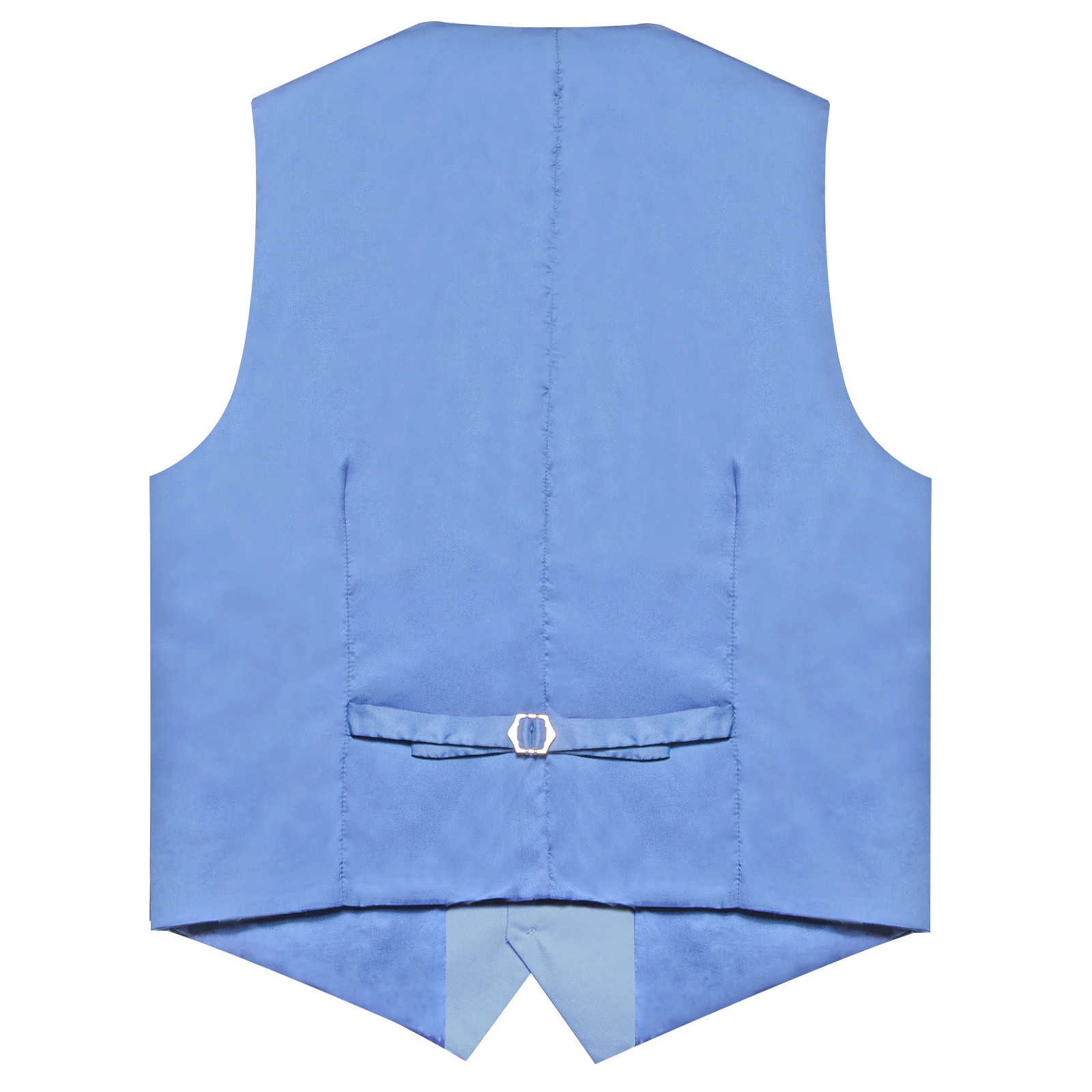 Light Blue Men\'s Vest for Autumn Winter Slim Fit Casual Solid Dress Waistcoat for Man Shirt Accessory Striped Necktie Male Gifts