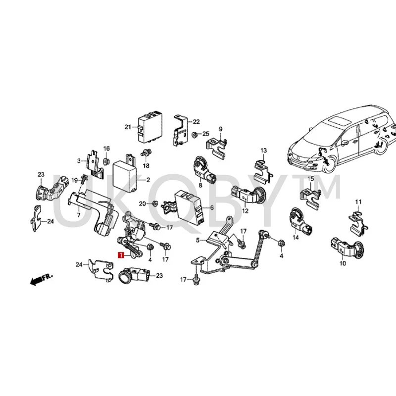 33136-SLE-003 Suitable for Ho nd a Od ys sey Headlight height adjustment front sensor body height sensor