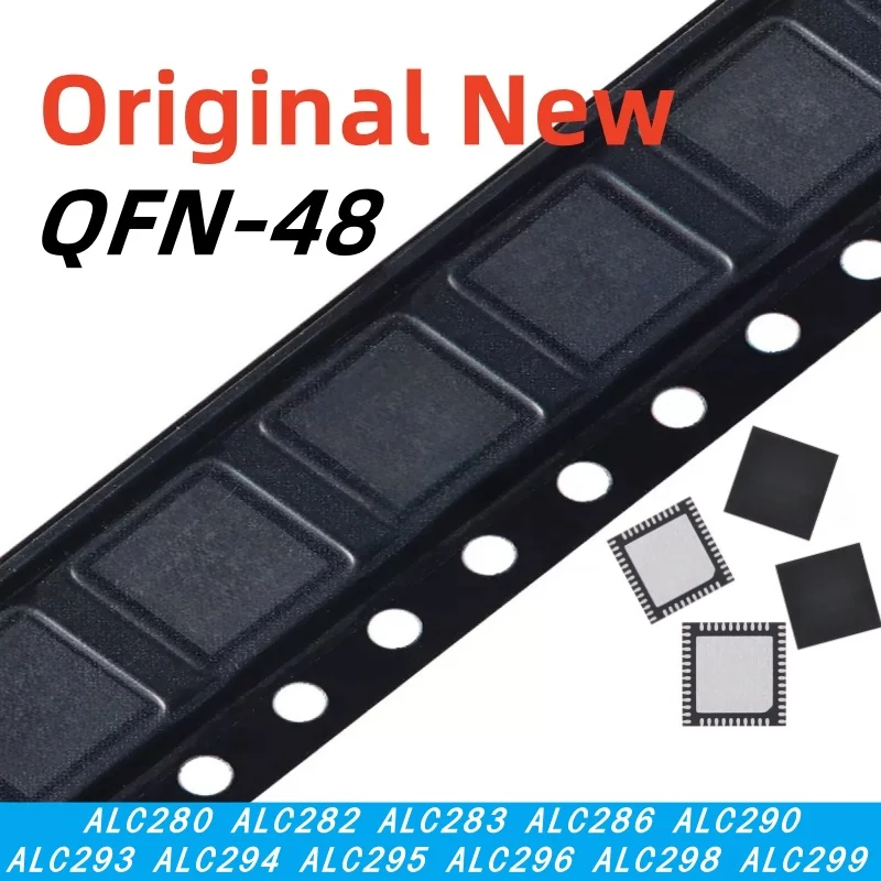 2pcs 100% New ALC280 ALC282 ALC283 ALC286 ALC290 ALC293 ALC294 ALC295 ALC296 ALC298 ALC299 QFN-48 QFN-56 Chipset