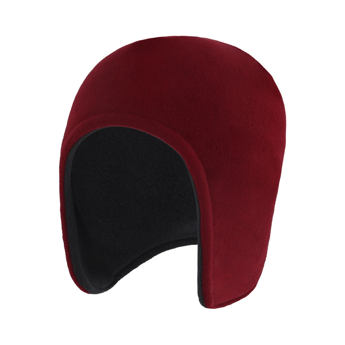 Winter outdoor cycling warm hat polar fleece windproof ear protection Lei Feng hat double layer thick winter hat men and women o