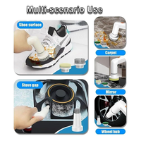 B90B-Mini Electric Cleaning Brush Cordless Electric Rotating Shower Scrubber For Cleaning Sinks/Stoves/Corners/Tiles/Grouting/Bo