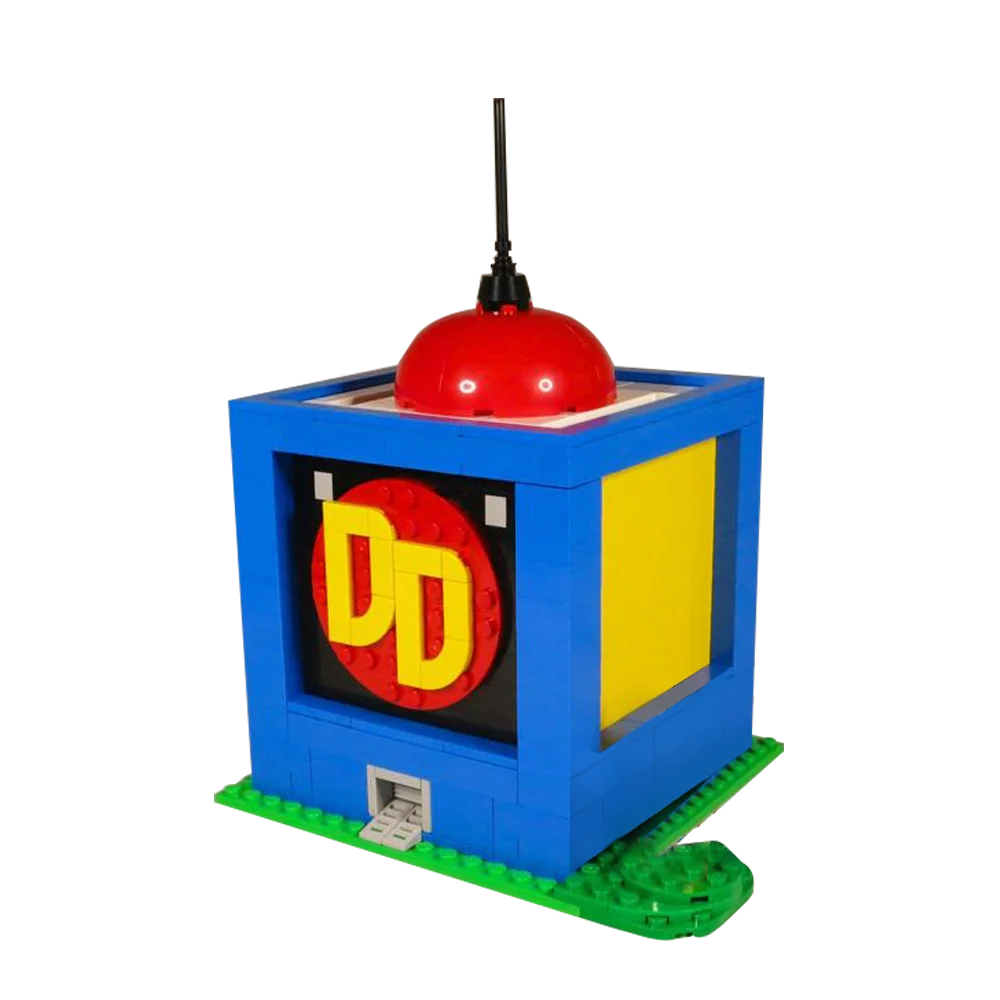 Uncle Scrooge Money Bin Building Blocks Animation Duck Money Storage Box DIY Model Onkel Dagoberts Geldspeicher Set Brick Toys