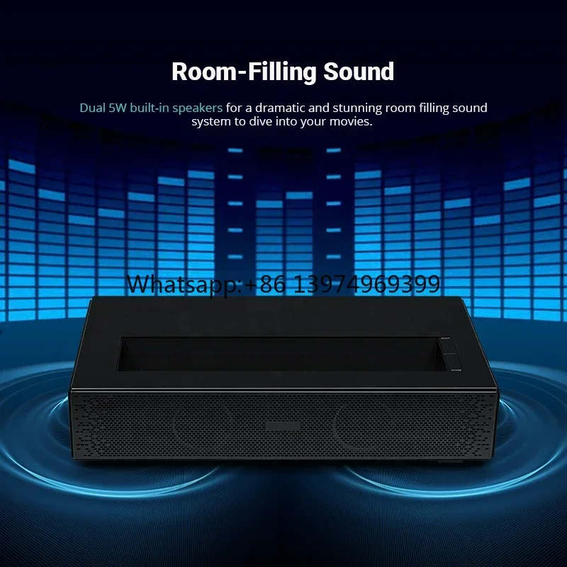 D068 UST Projector Full HD 1080p Home Theater Video Proyector 4K UHD Short Throw DLP with 2G RAM factory