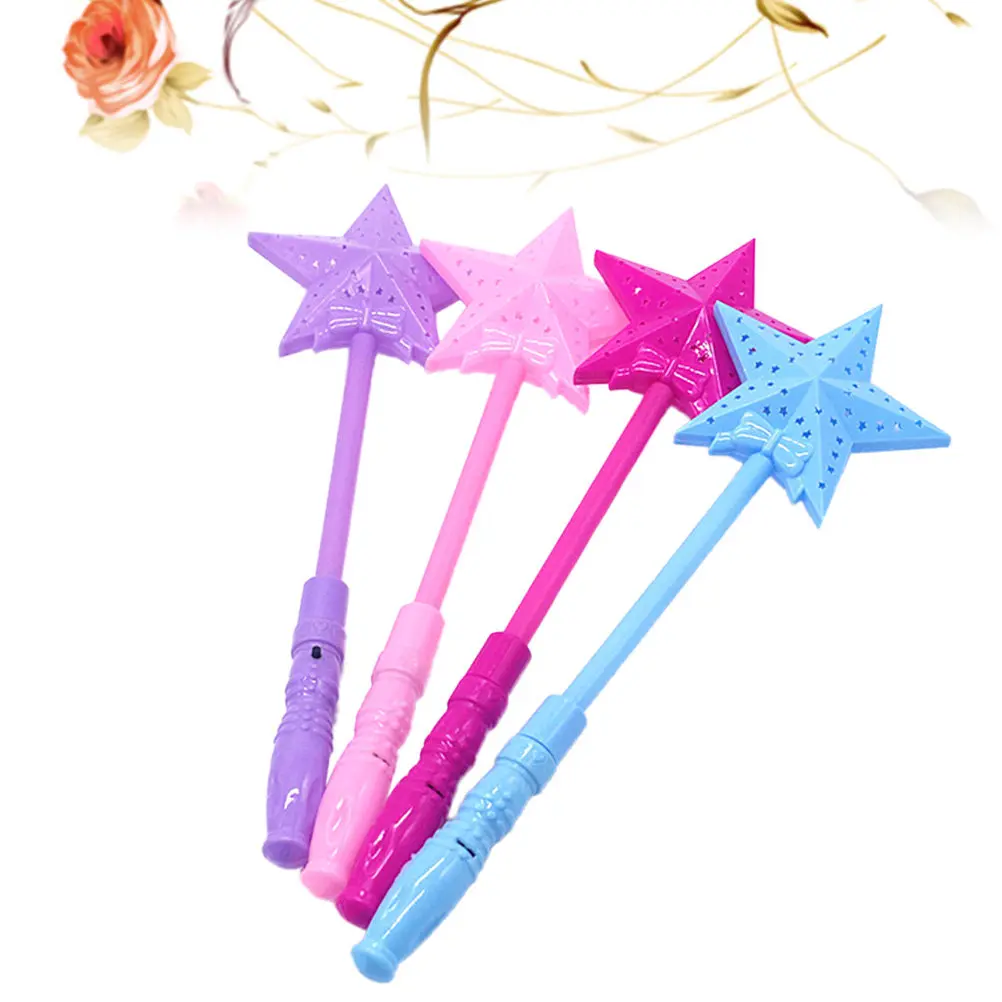 

10Pcs Star Design Flashing Glow Sticks Luminous Light Wands for Parties Concerts Festivals Night Events Bar Pub Cheer Decoration