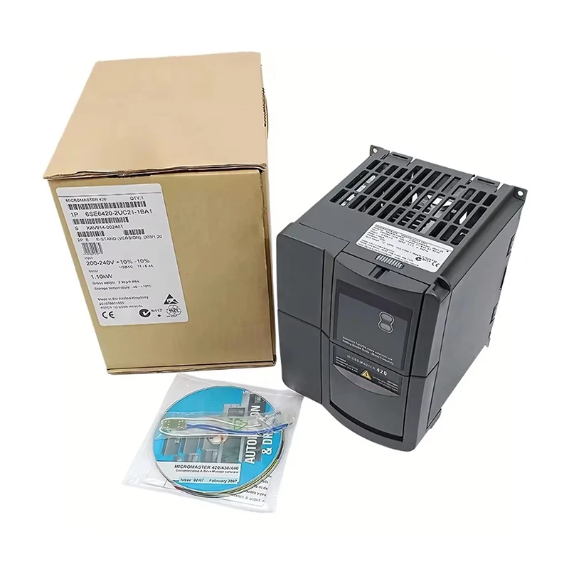 

Совершенно новый оригинальный 6SE6 420-2UC21-1BA1 6SE6420-2UC21-1BA1 Программируемый контроллер преобразователя частоты