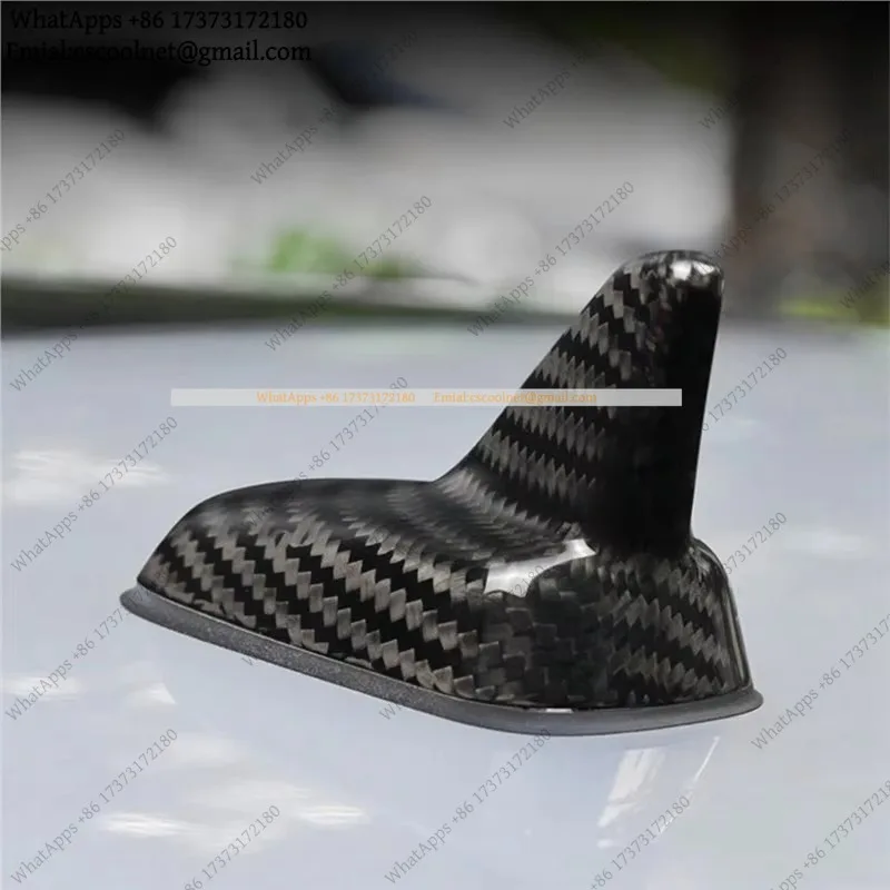 k06 For Volkswagen Golf 7 Passat Sagitar Touran Tiguan Lavida Real Hard Carbon Fiber Shark Fin Antenna Cover - view 6