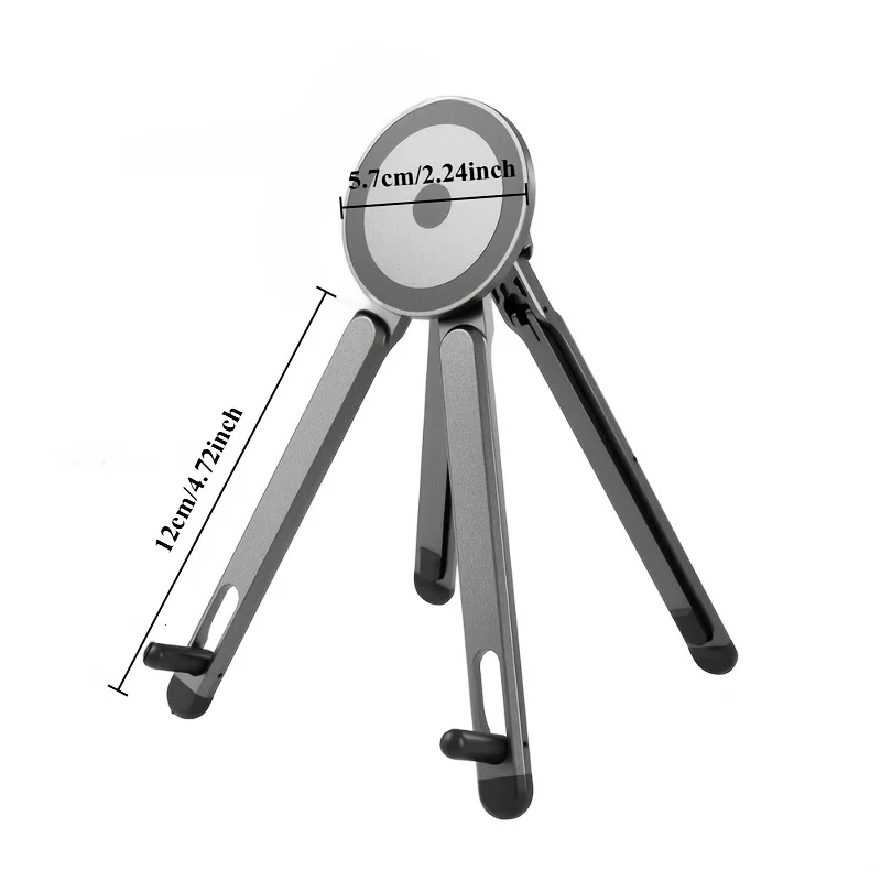 Magnetic Laptop Riser,Adjustable Tablet Cradle,Notebook Mount with Pivot Arm,Ergonomic Bracket with Jointed Style