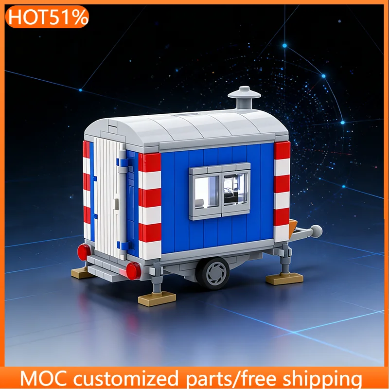 

292 PCS transport Construction Site Trailer MOC Customize Modular Building Block Popular Creative Design DIY Assembly Toy Gift