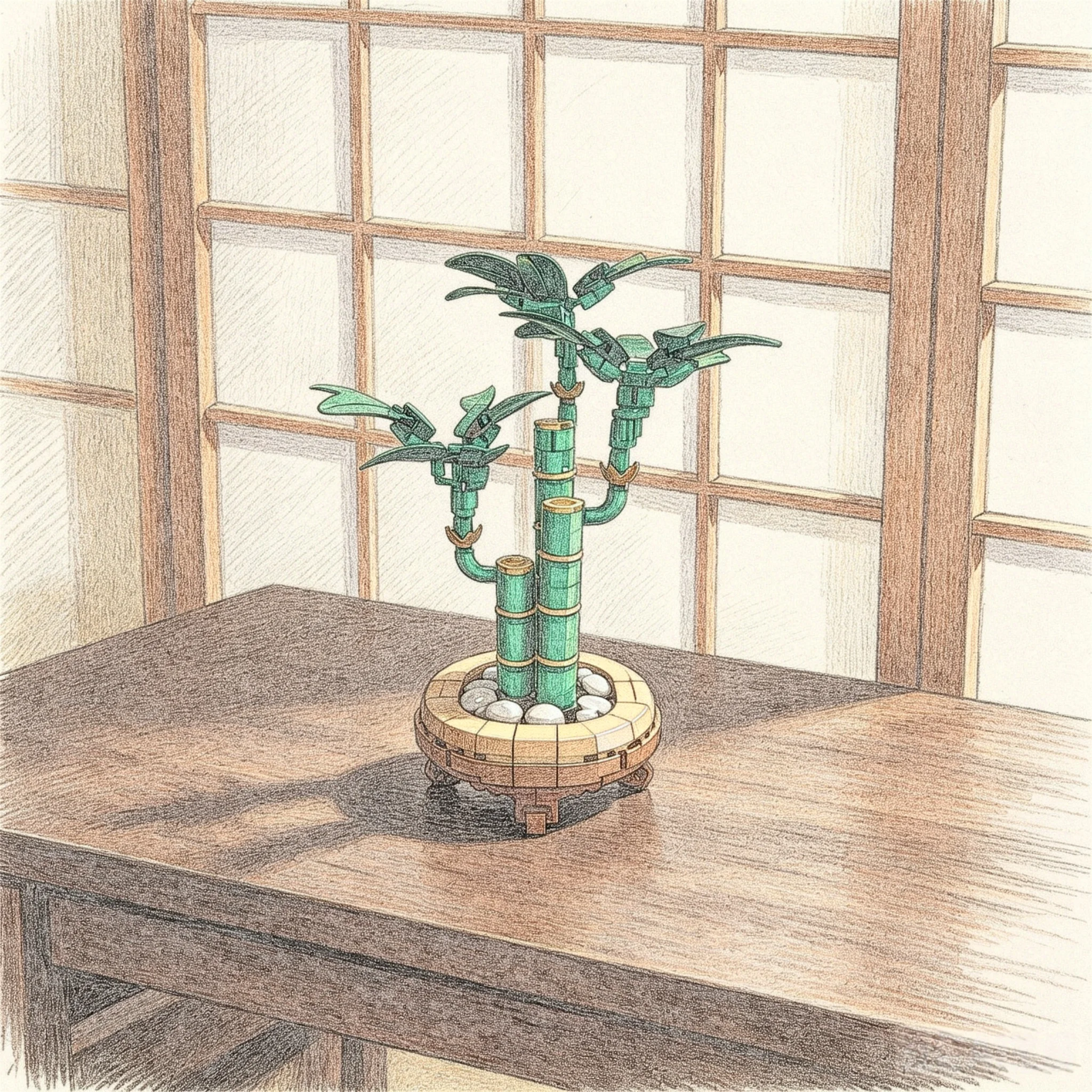 

2026 new innovation blooming wealth building block set home decoration suitable for holiday gifts for men and women