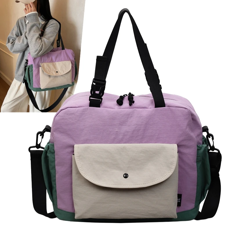 

Fitness Bag Sport Duffel Bag Outdoor Hiking Camping Handbag Large Capacity Travel Shoulder Bag Casual Movement Gym Crossbody Bag