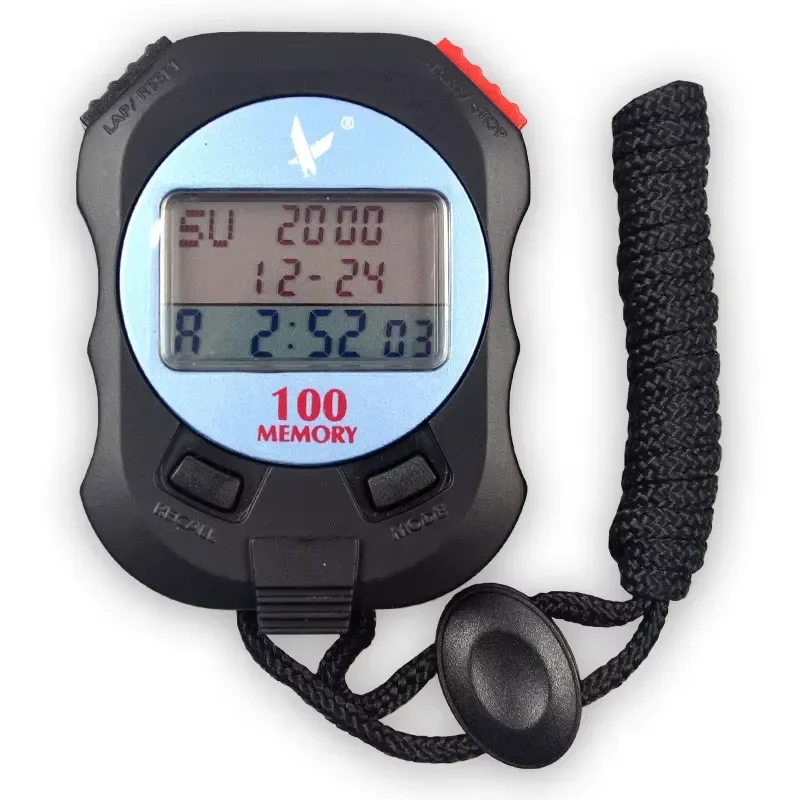 PC100A Waterproof Mechanical Swatch Timer Multi Function Sports Countdown Track Field Running Training Timer