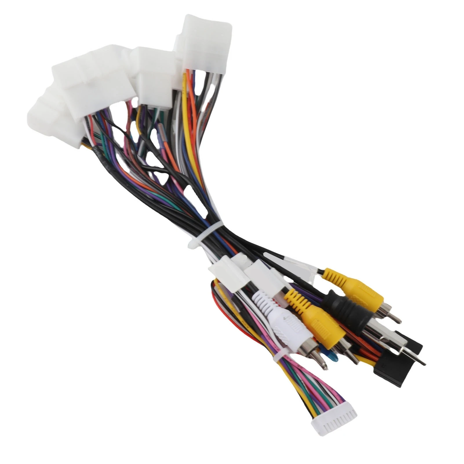 Car Stereo Radio Wiring Harness with USB CANBUS Decoder Adapter Fit for Camry Corolla RAV4 Tacoma Amplifier SWC