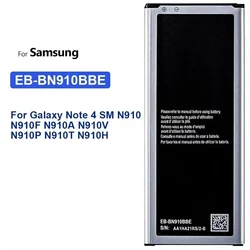 Battery For Samsung Galaxy Note 4 Note4 SM N910 N910F N910A N910V N910P N910T N910H EB-BN910BBE 3220mAh