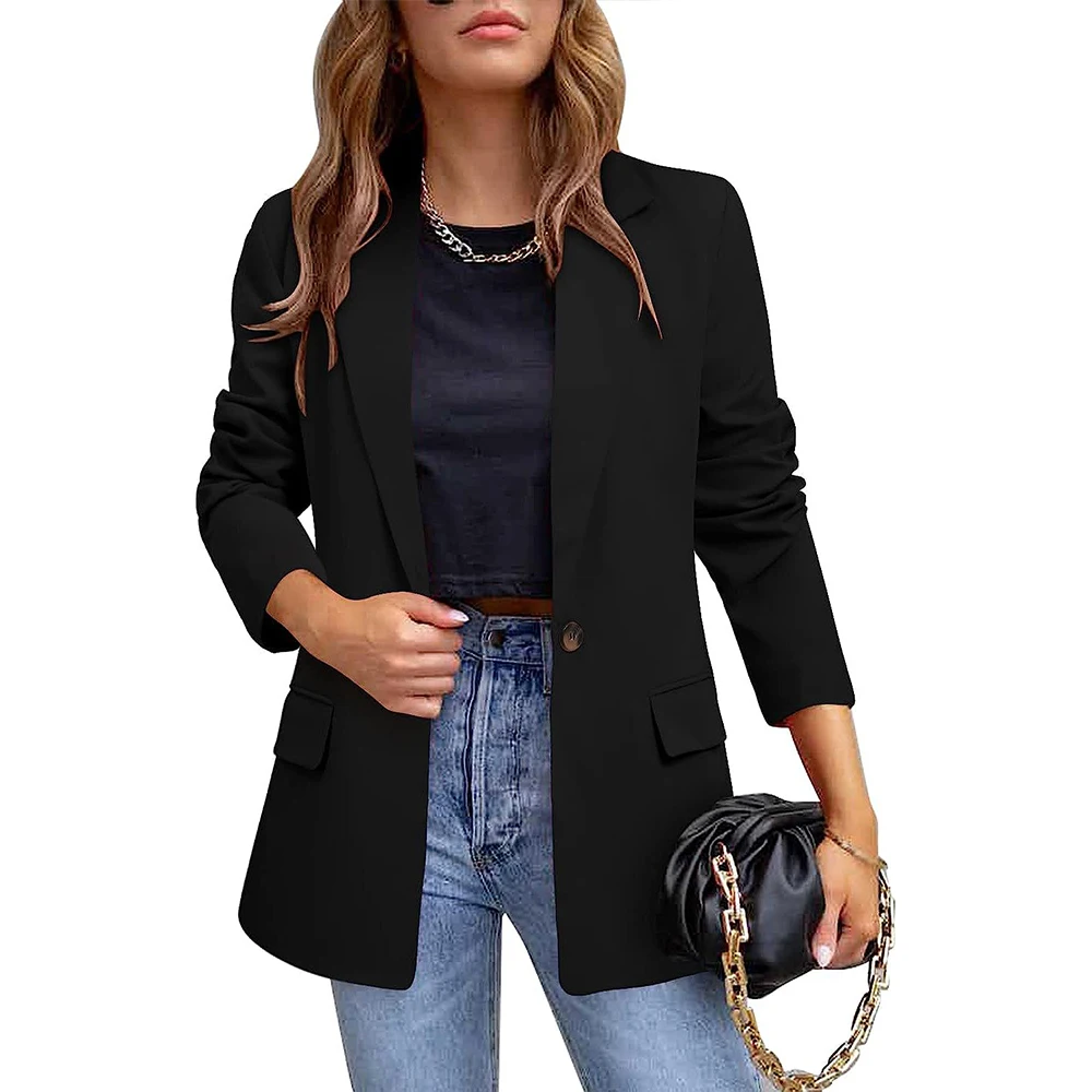 Women\'s casual suit jacket 2024 NEW casual suit jacket emperament commuter slim winter autumn European and American women coat