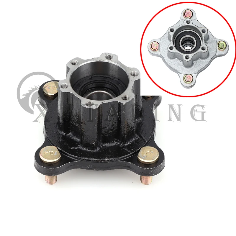 

17mm-20mm 110MM*4 Stud Front Disc Brake Wheel Hub Fit For kandi 110cc 150cc 200cc Go Kart Buggy Karting ATV Quad Bike Parts