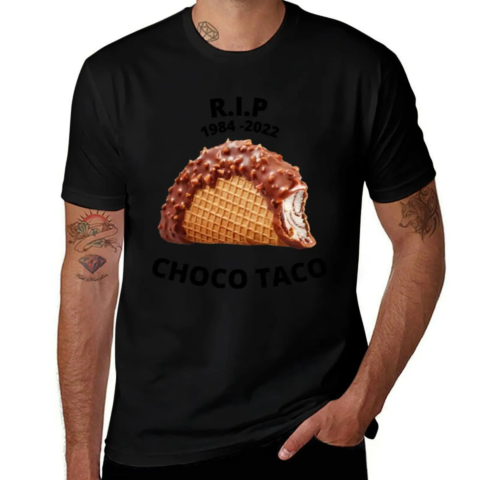 

Choco Taco ice cream discontinued merchandise T-Shirt t shirts for man graphic funny man t shirts cotton