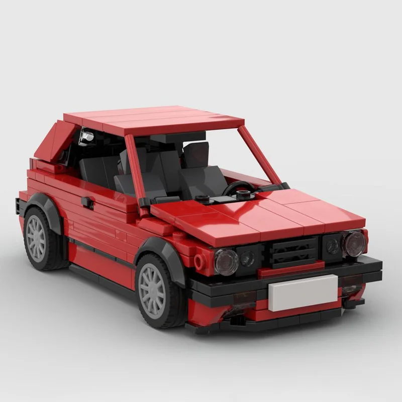 Bouwstenen Klassieke Auto-342 Stukken-Gti-Geïnspireerd Model-Creatief Montagespeelgoed-Ideaal Verjaardagscadeau Voor Jongens