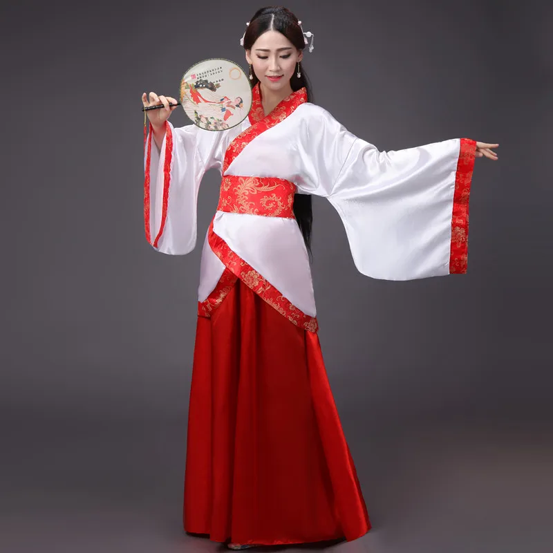 Chinese Traditionele Kleding Voor Vrouwen Tang Dynastie Oude Kostuum Hanfu Jurk Chinese Fee Jurken Performance Danskostuum