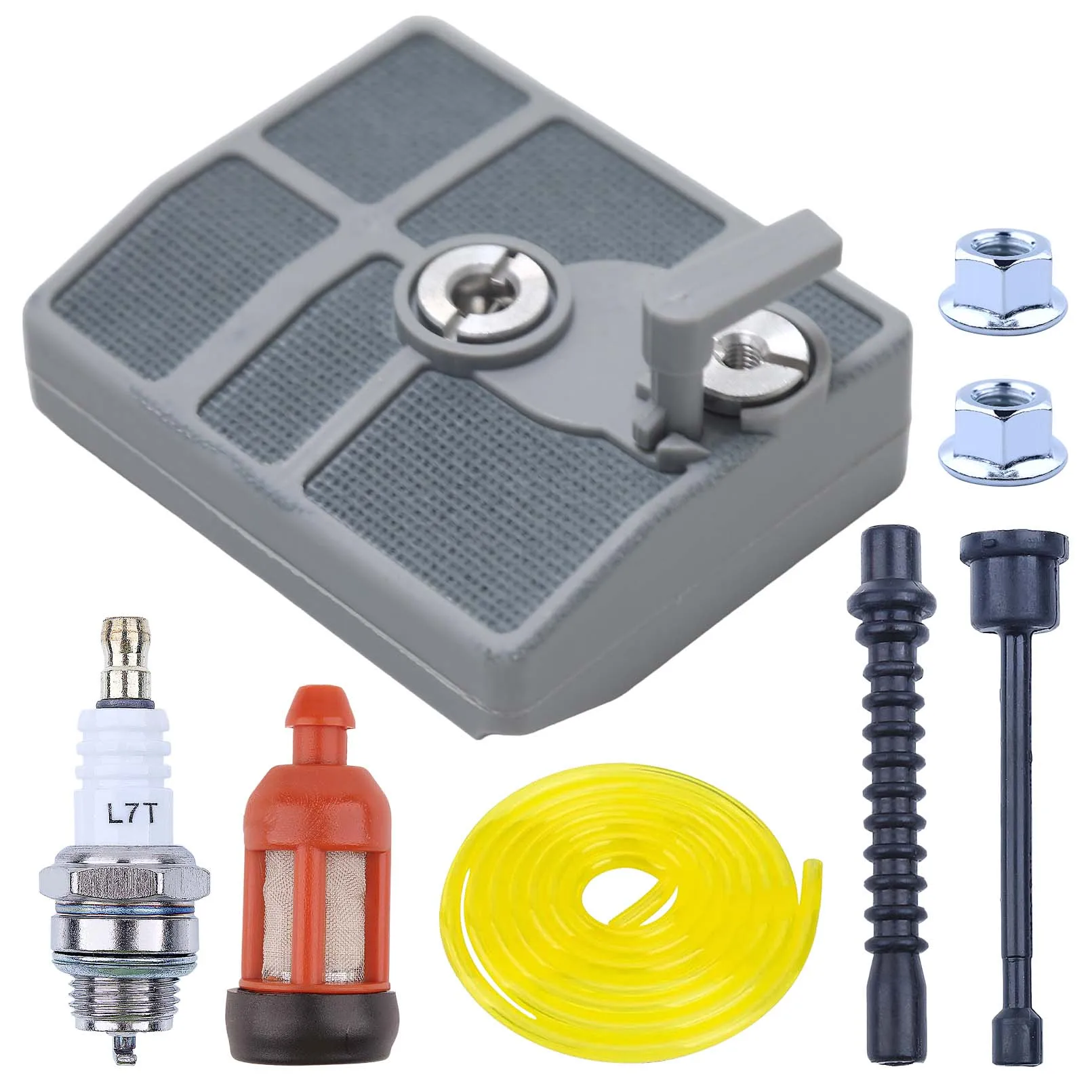 Kit de afinação do filtro de ar para motosserra Stihl, porcas de controle de ancoragem, vela de ignição, 1113, 120, 1603, 030, 031, 031AV, 032, 032AV