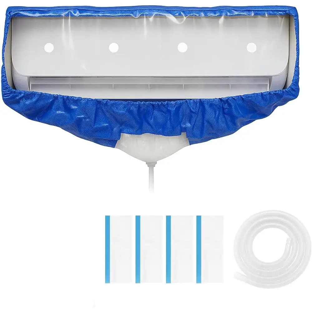 

Mini Split Cleaning Bag, Waterproof Design, 38-48in Length, Kit with Guards and Drain Hose