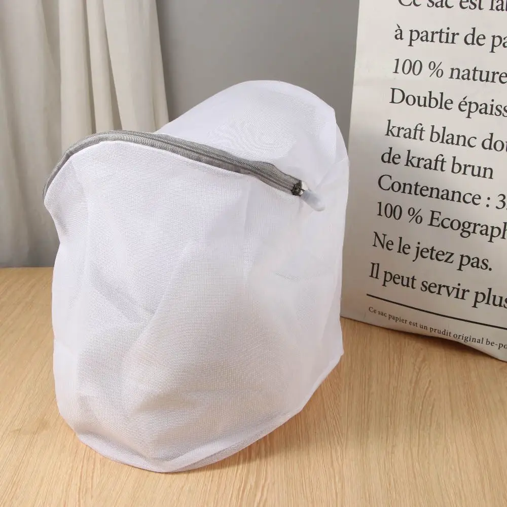 Polyester Durable With Zipper Laundry Bag Washing Bag Laundry Basket Clothes Bags