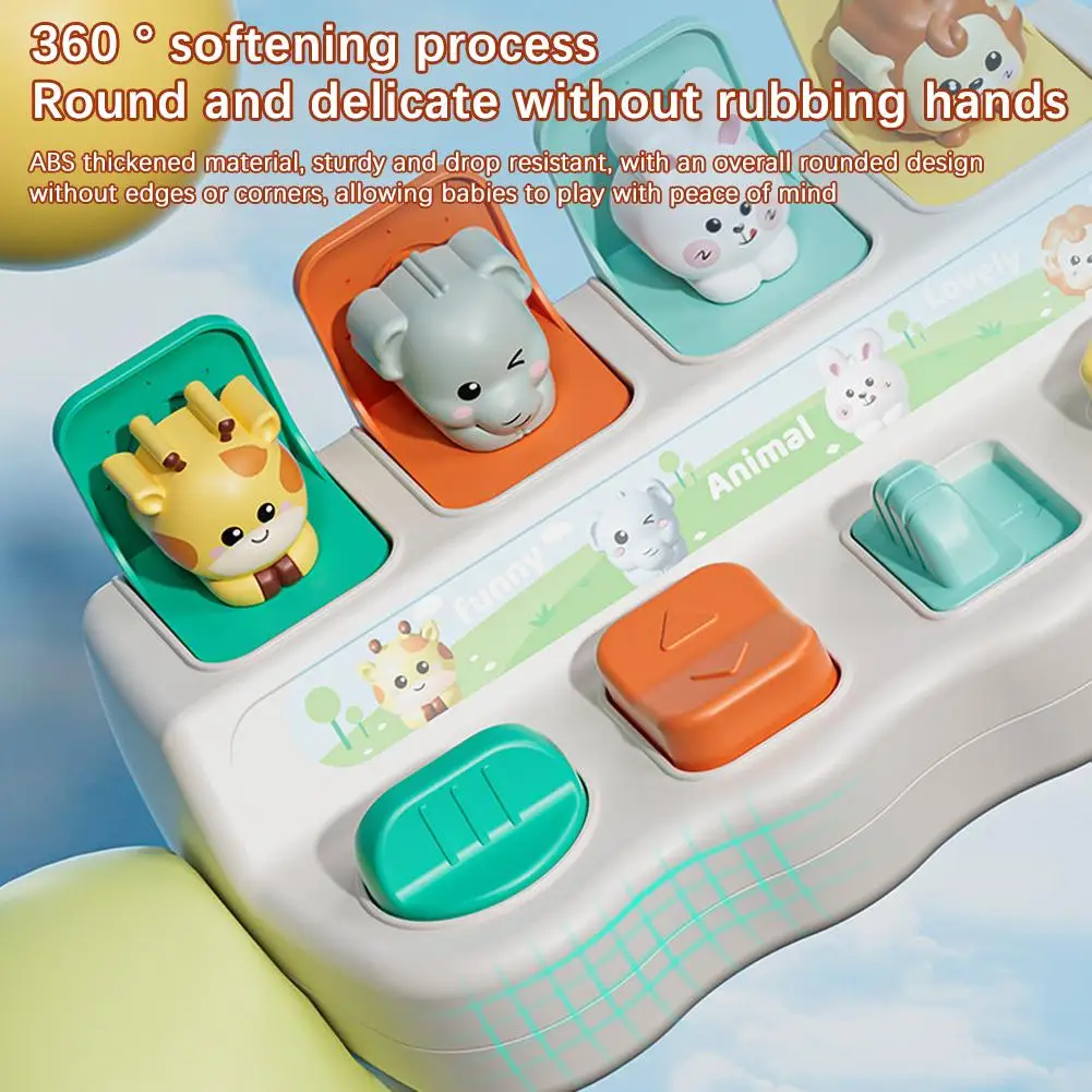 Cute Pet Hide And Seek Switch Box, Cultivating Logical Thinking Toy, Early Education Puzzle Switch Mechanism Box