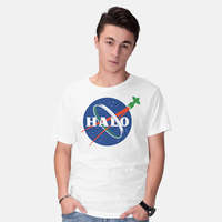 The Halo Space Agency Unisex T-shirts for Man Woman Short Summer Tees Casual Cotton New Arrival Fashions Couple's Cloths