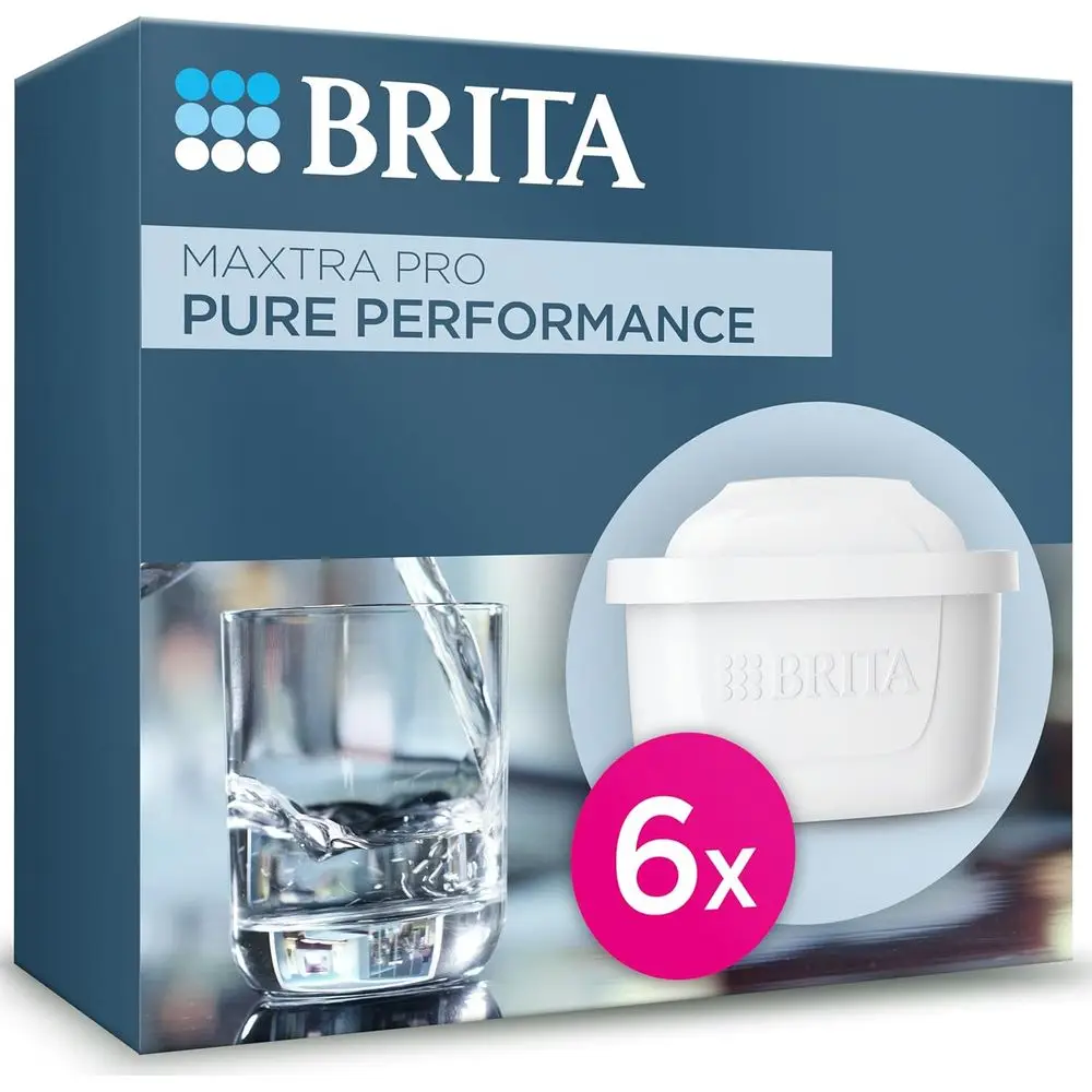 

6-Pack Premium Tap Water Filter Cartridges - Reduces Impurities, Chlorine, Pesticides, and Limescale for Enhanced Taste