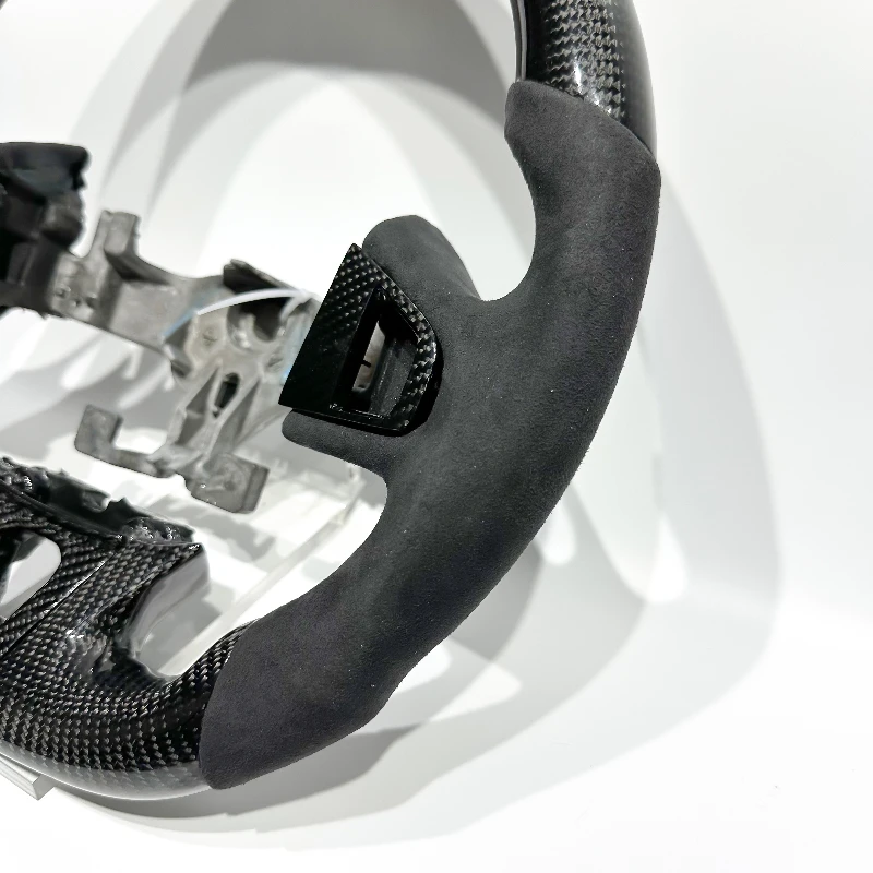 For Renault Megane 3 & Megane 3 RS High-Quality Easy-to-Install Car Accessory Glossy Carbon Fiber Steering Wheel
