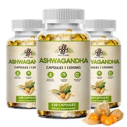 Ashwagandha Herbal Supplement 1200mg, 120 Capsules - Vegetarian, Non-GMO, Gluten Free, Ashwagandha Root