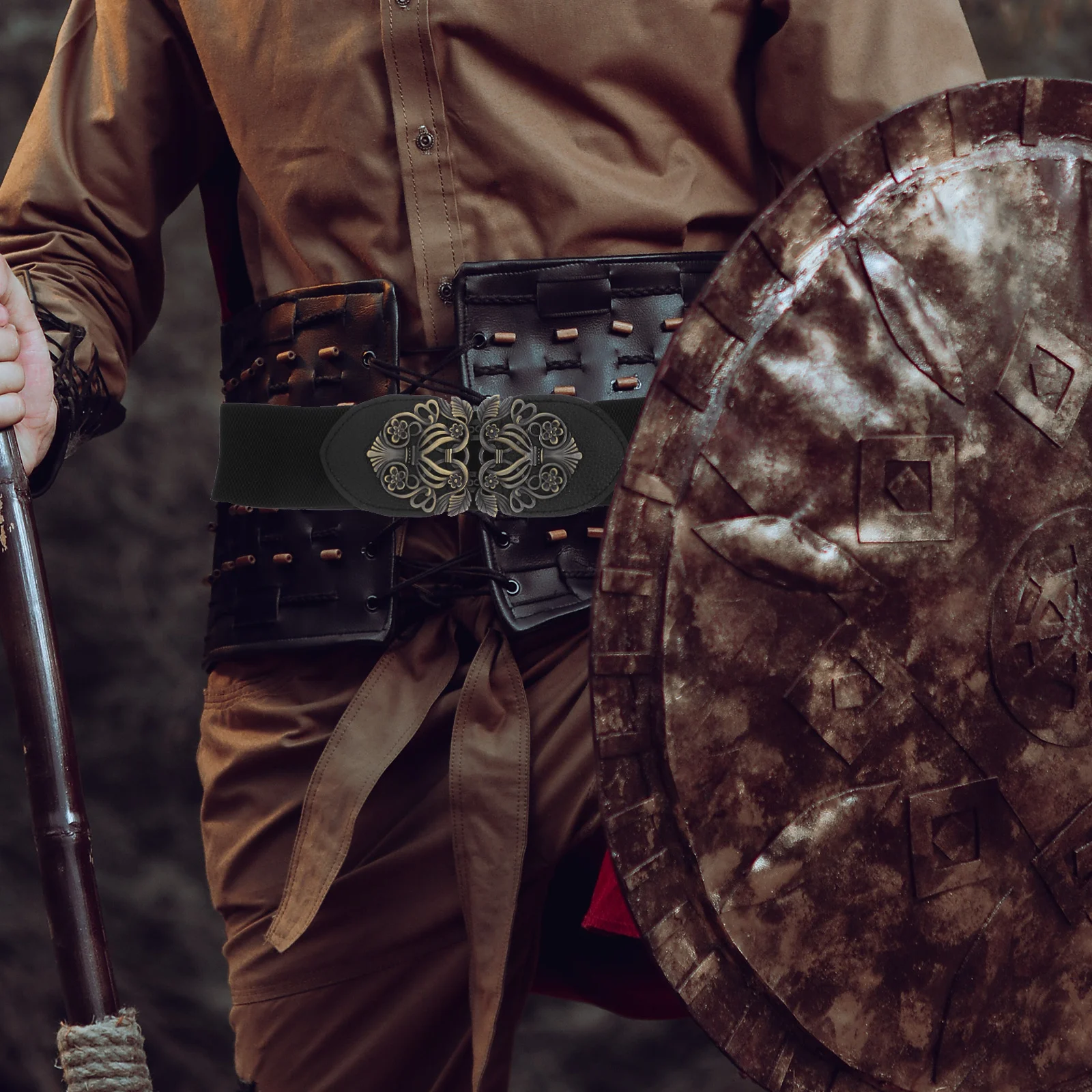 1 ensemble 1 ensemble Vintage taille ceinture bras garde rétro Faux Costume accessoires pour médiéval Viking Renaissance habiller accessoires