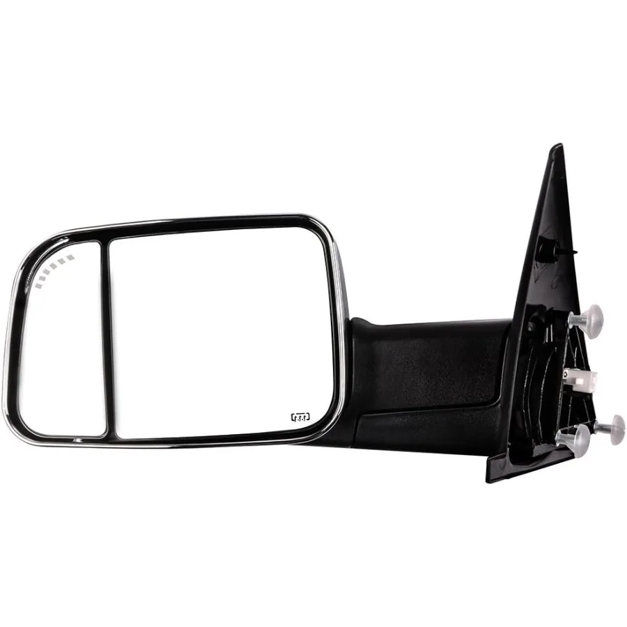 Espelhos de reboque Espelhos de reboque adequados para 2014-2018 Chevy Silverado e GMC Sierra 1500 com espelhos laterais esquerdo e direito aquecidos elétricos