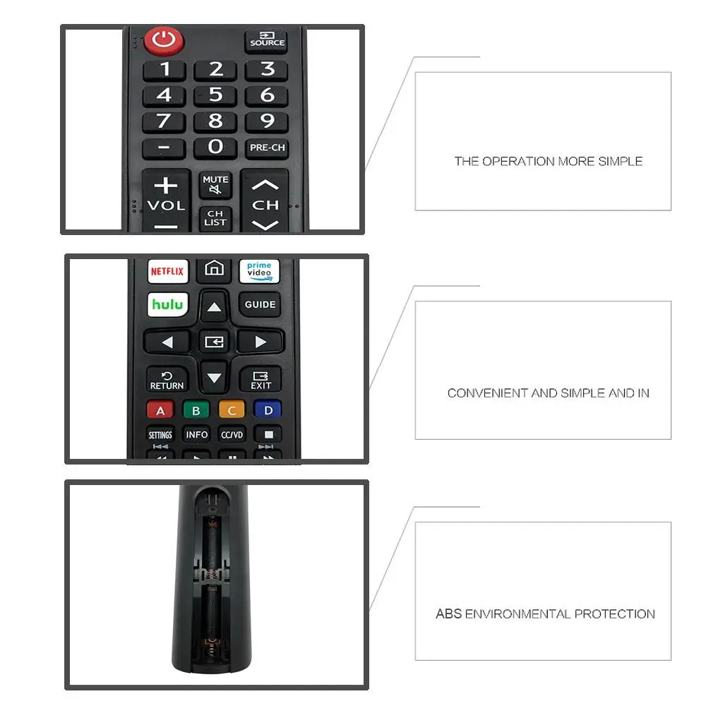 New Replacement BN59-01315A For Samsung 4K UHD Smart TV Remote Control UN43RU710DFXZA 2019 smart TVs Fernbedienung