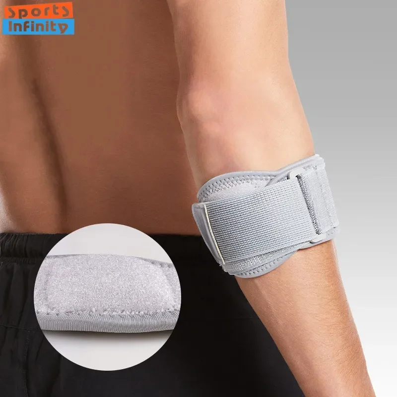 Codera de compresión ajustable para deportes de mano, Protector de soporte para codo de tenis, bádminton, Vollleyball, 1 piezas